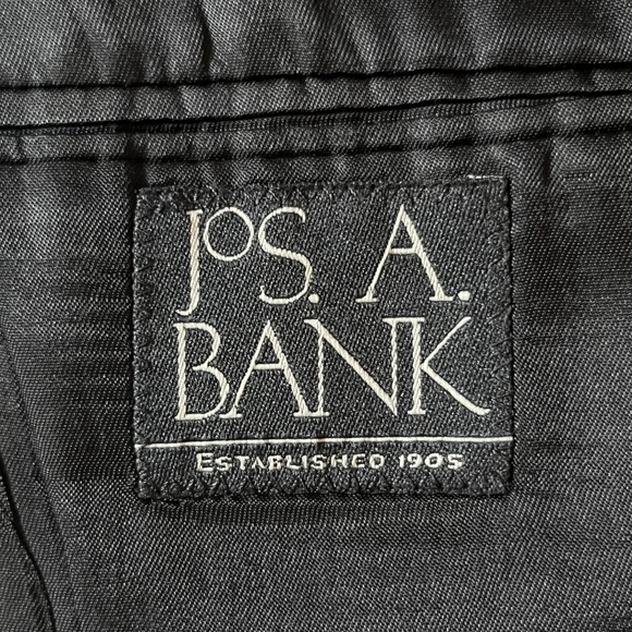 Jos A Bank Silk Wool Sportscoat Jacket Mens 40R Houndstooth & Windowpane Blazer - Picture 6 of 8